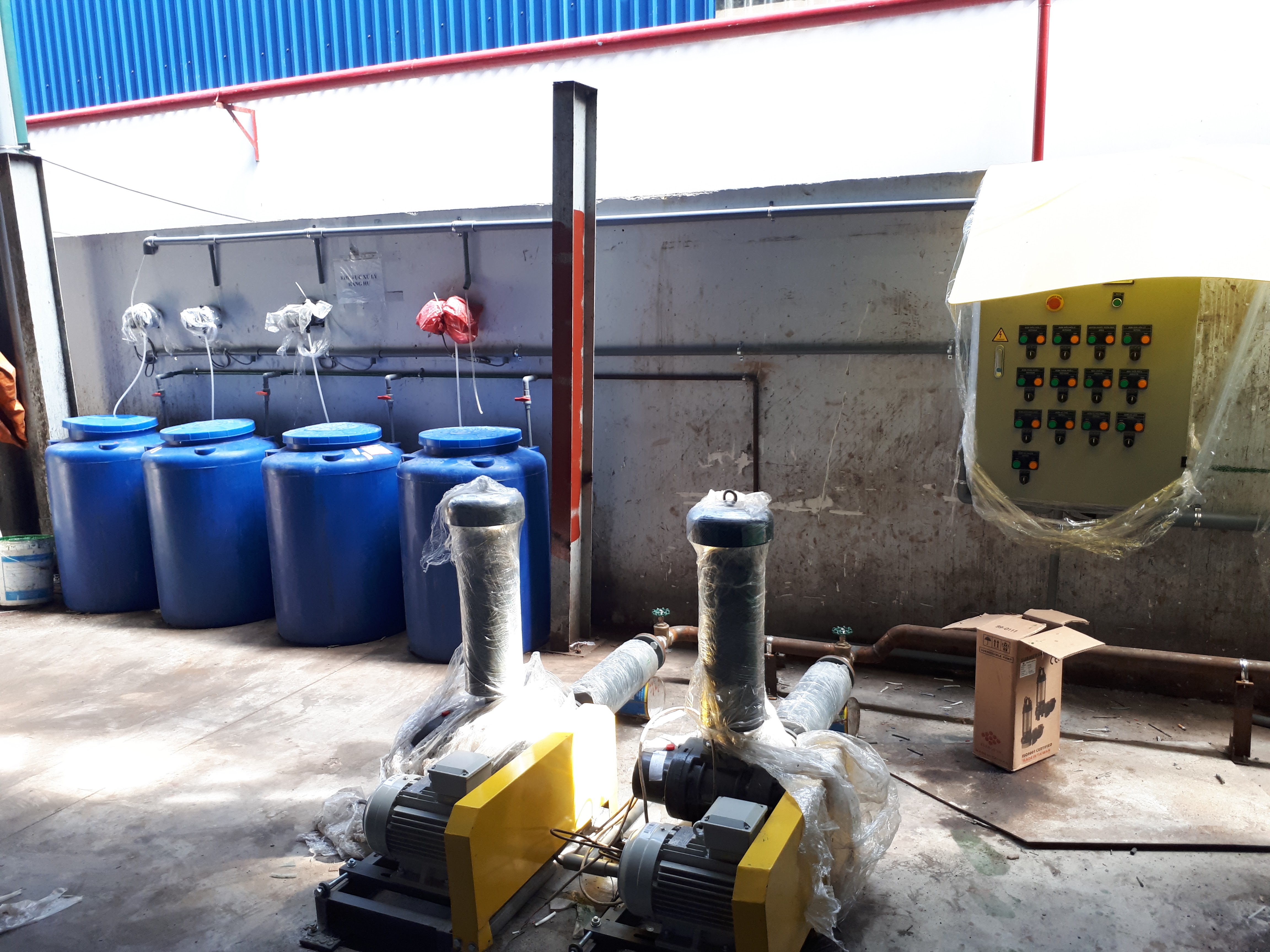 TRẠM XỬ LÝ NƯỚC THẢI NHÀ MÁY NƯỚC GIẢI KHÁT RITA